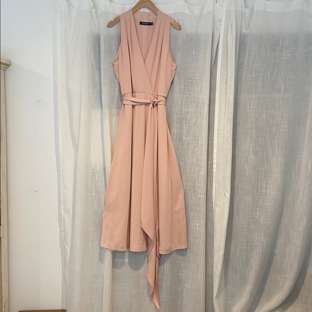 Lauren Ralph Lauren Blush Pink Sleeveless Dress